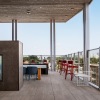 Rooftop seating with Fireplace | RT Dairies
