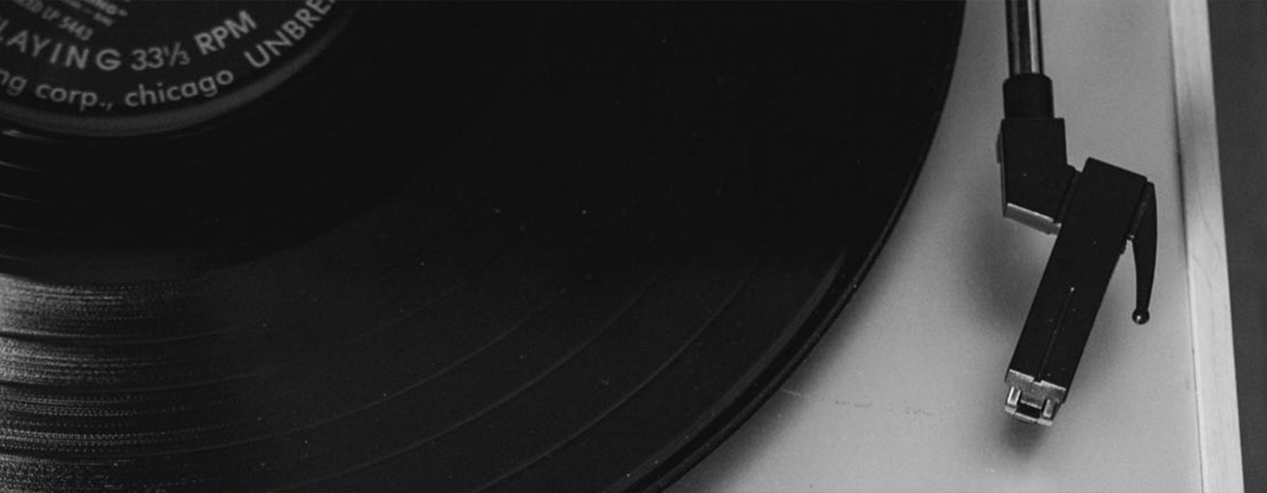 Black and White Photo of Record Player | RT Dairies