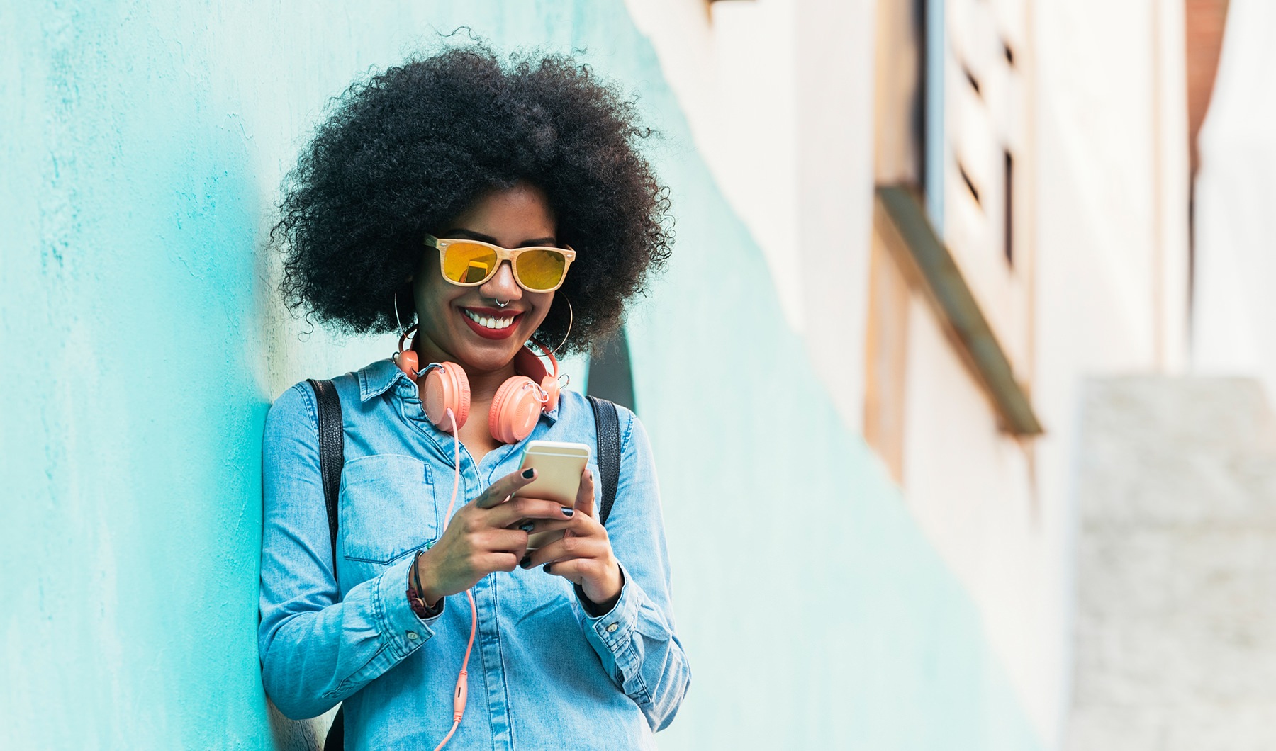 R|T Dairies A Woman looking at her phone